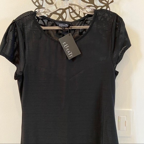 ELLIATT Atmosphere Dress in Carbon Black L NWT - Picture 8 of 11